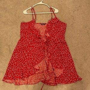 Cute tie in front dress